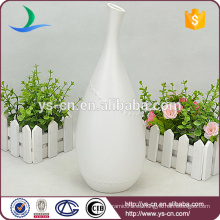 YSv0154-01 jarrón de cerámica porcelana blanco para la decoración